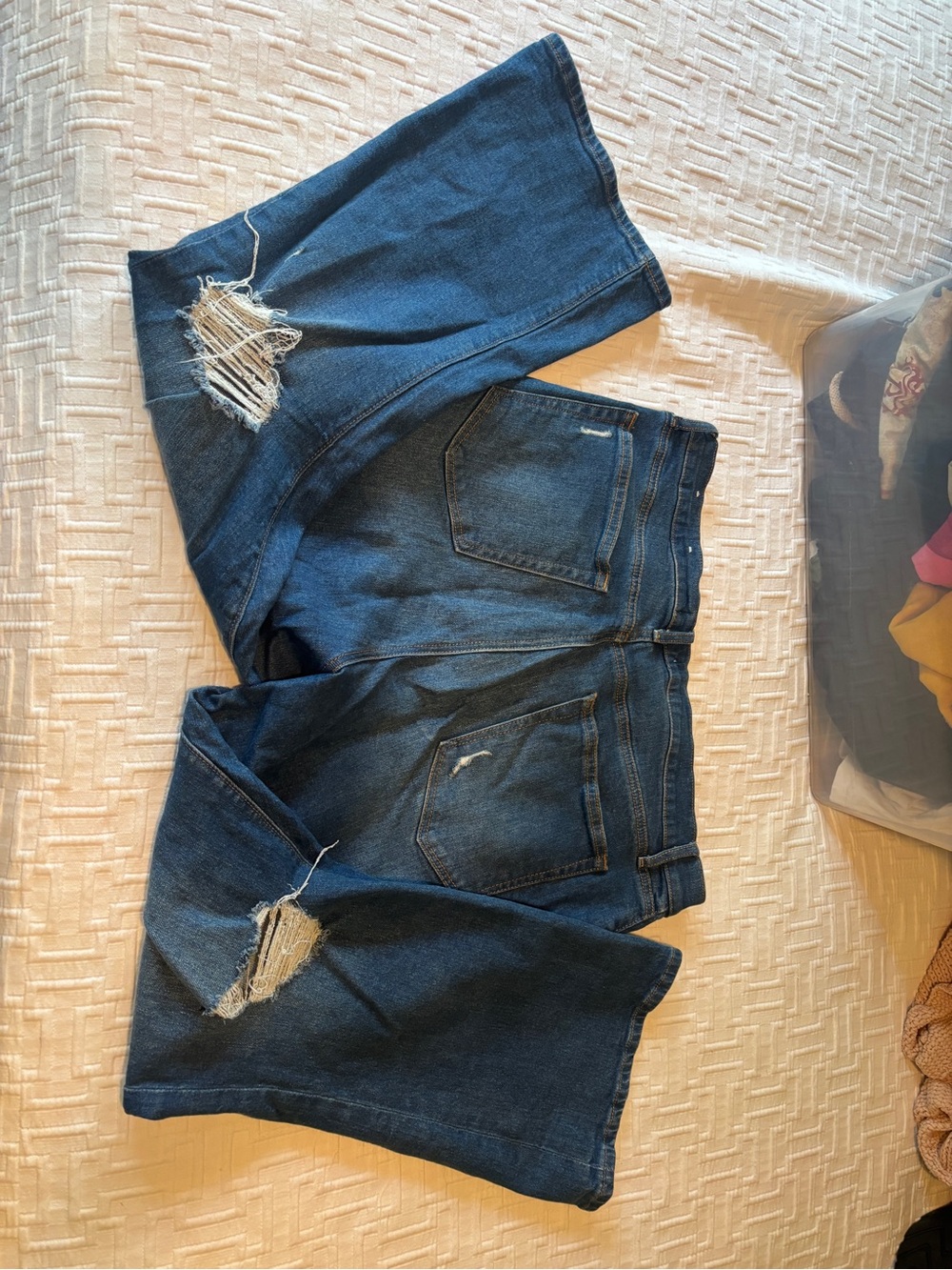 Loft kick crop jeans